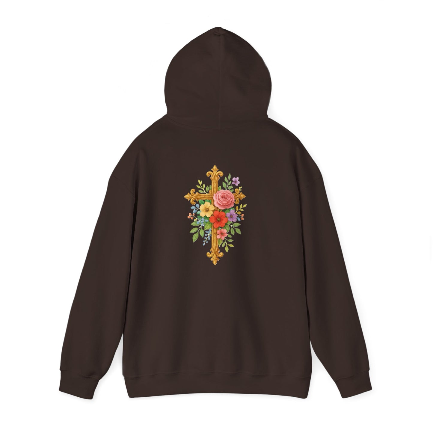 Floral Cross Women’s Christian Hoodie