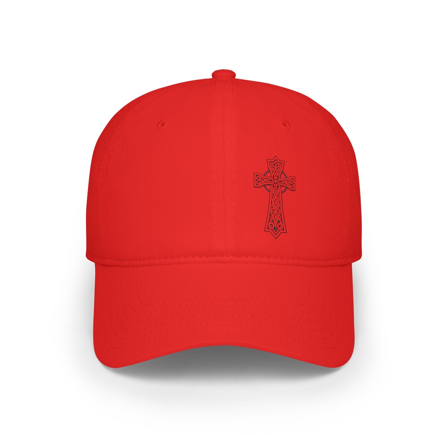 Celtic Cross Christian Low Profile Baseball Cap – Faith-Inspired Embroidered Hat