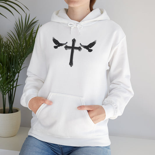 Guided by Grace – Cross & Crows Women’s Hoodie