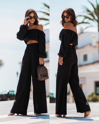 Elevated Composure Top and Pants Set