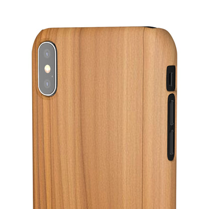 Natural Wood Grain iPhone Snap Case