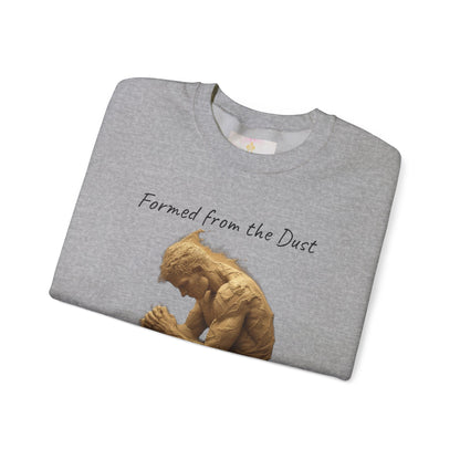 Formed from the Dust | Men’s Christian Sweatshirt with Genesis 2:7