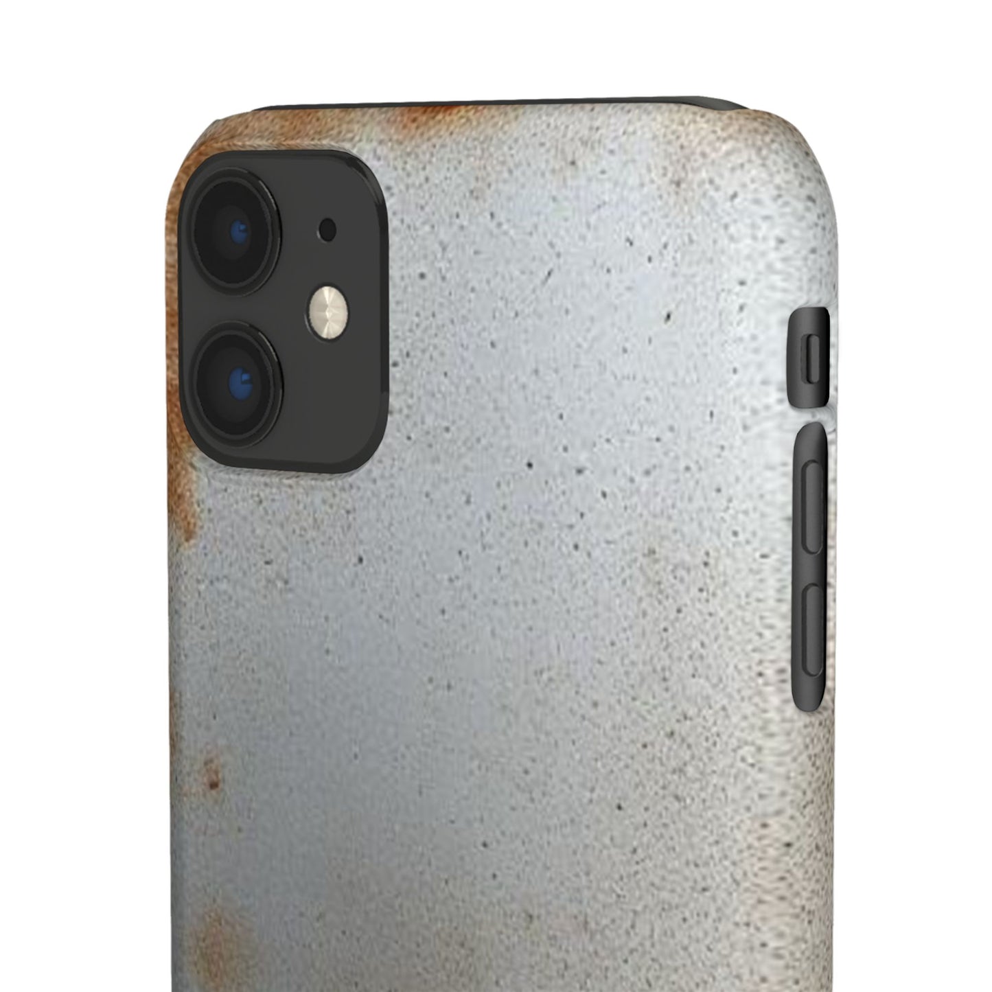 Old Steel Finish iPhone Snap Case