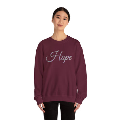 Women’s “Hope” Sweatshirt – Inspirational Scripture Hoodie | Romans 15:13