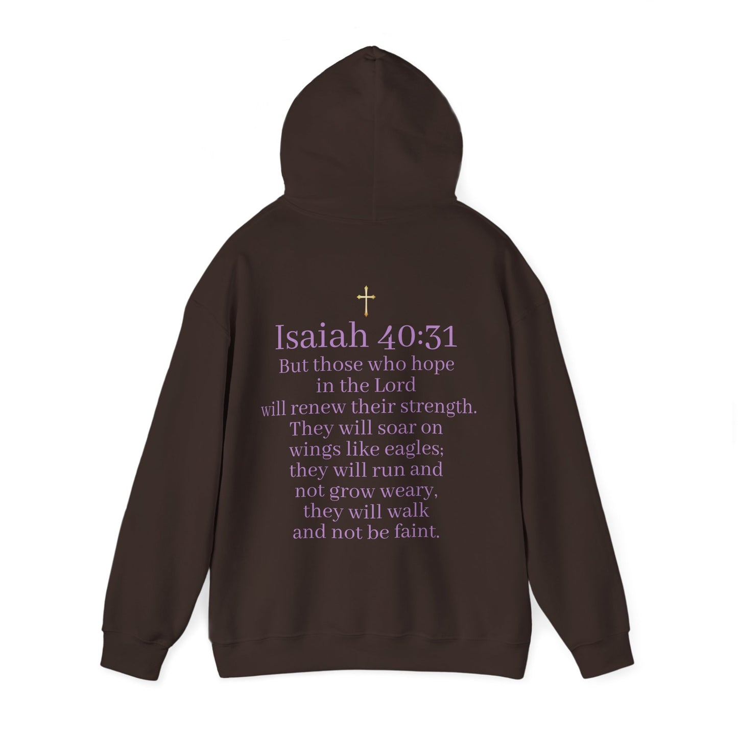 Men’s “Hope” Hoodie – Bold Scripture Pullover | Isaiah 40:31
