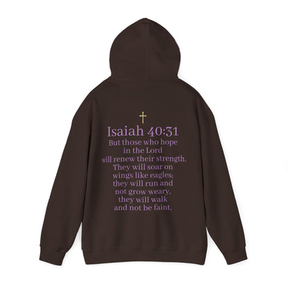 Men’s “Hope” Hoodie – Bold Scripture Pullover | Isaiah 40:31