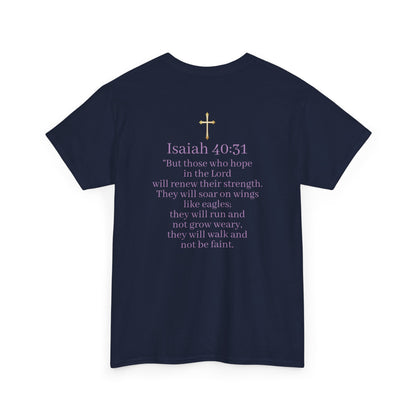 Men’s “Hope” Tee – Bold Scripture Design | Isaiah 40:31