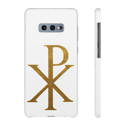 White Chi Rho Snap Case for Samsung – Guiding Light