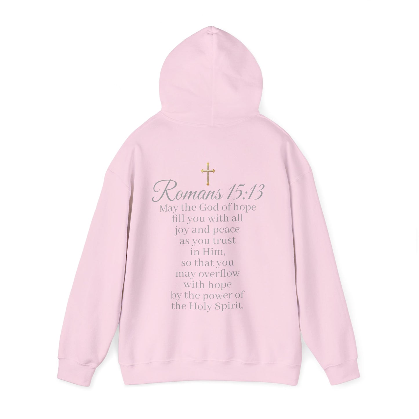Women’s “Hope” Hoodie – Inspirational Scripture Pullover | Romans 15:13
