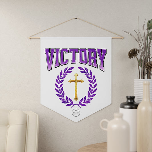 Victory Pennant Banner – Christian Varsity Wall Décor
