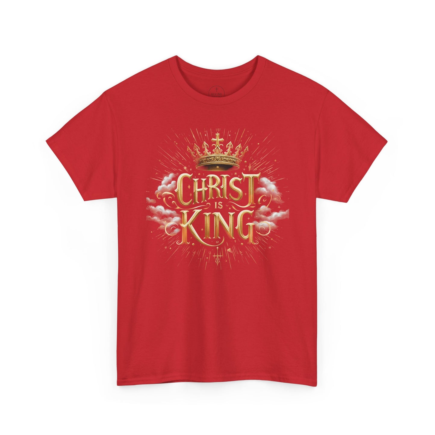 Christ is King Crowned - Men's Christian T-Shirt