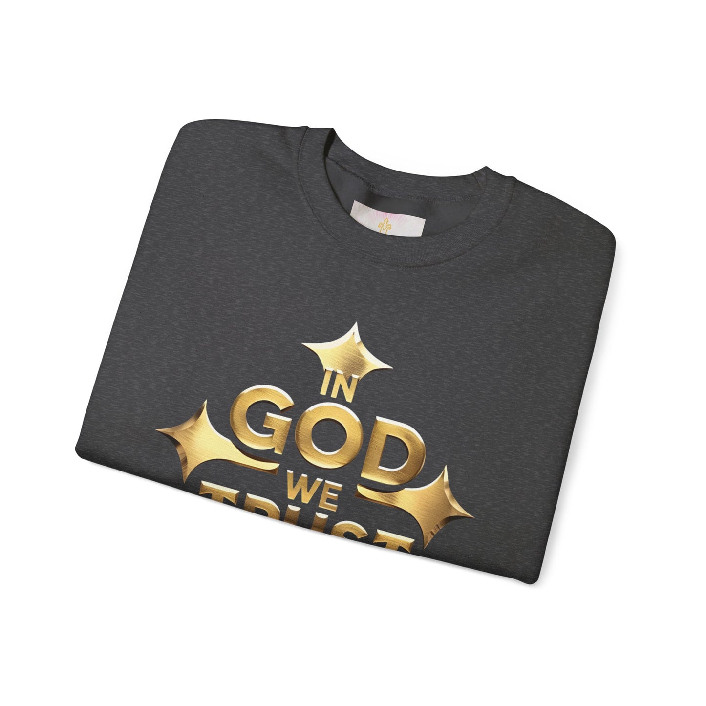 In God We Trust (Gold) - Women’s Christian Sweatshirt