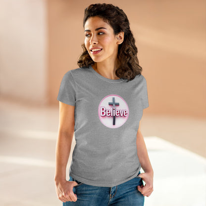 Believe | Women’s Christian T-Shirt with John 11:40