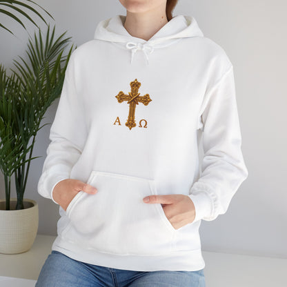 “Soon” Cross Women’s Hoodie – Back Print Christian Declaration