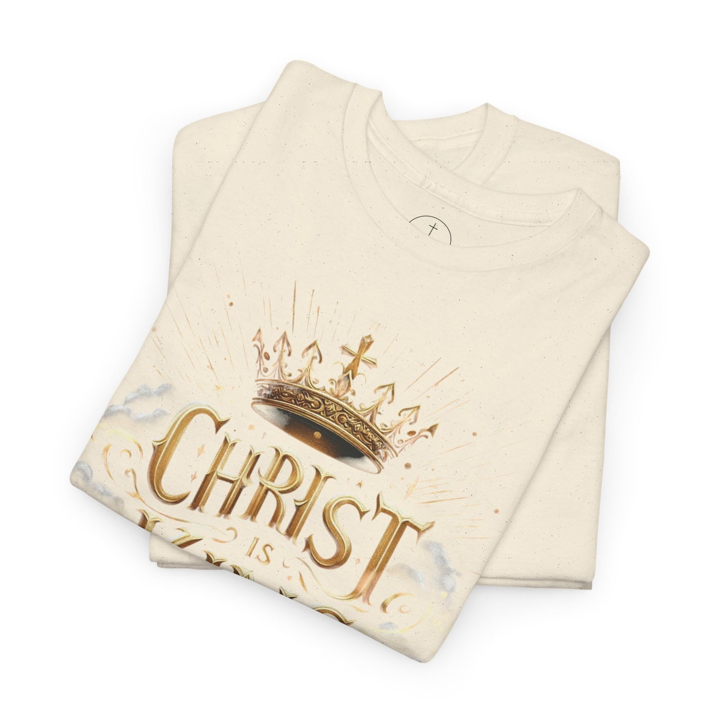 Christ is King Crowned - Men's Christian T-Shirt