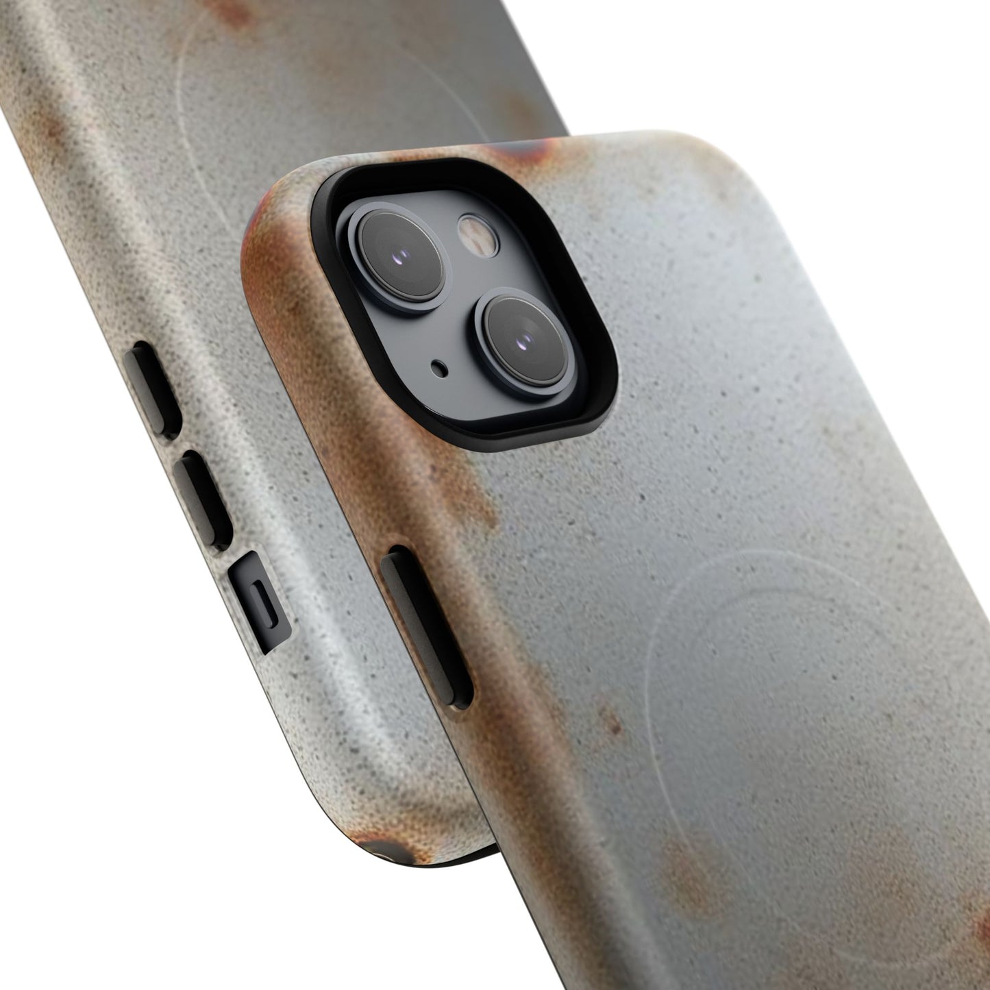 Enduring Faith – Old Metal Finish iPhone Magnetic Tough Case