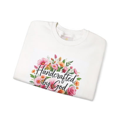 Handcrafted By God (Original) - Women's Christian Sweatshirt