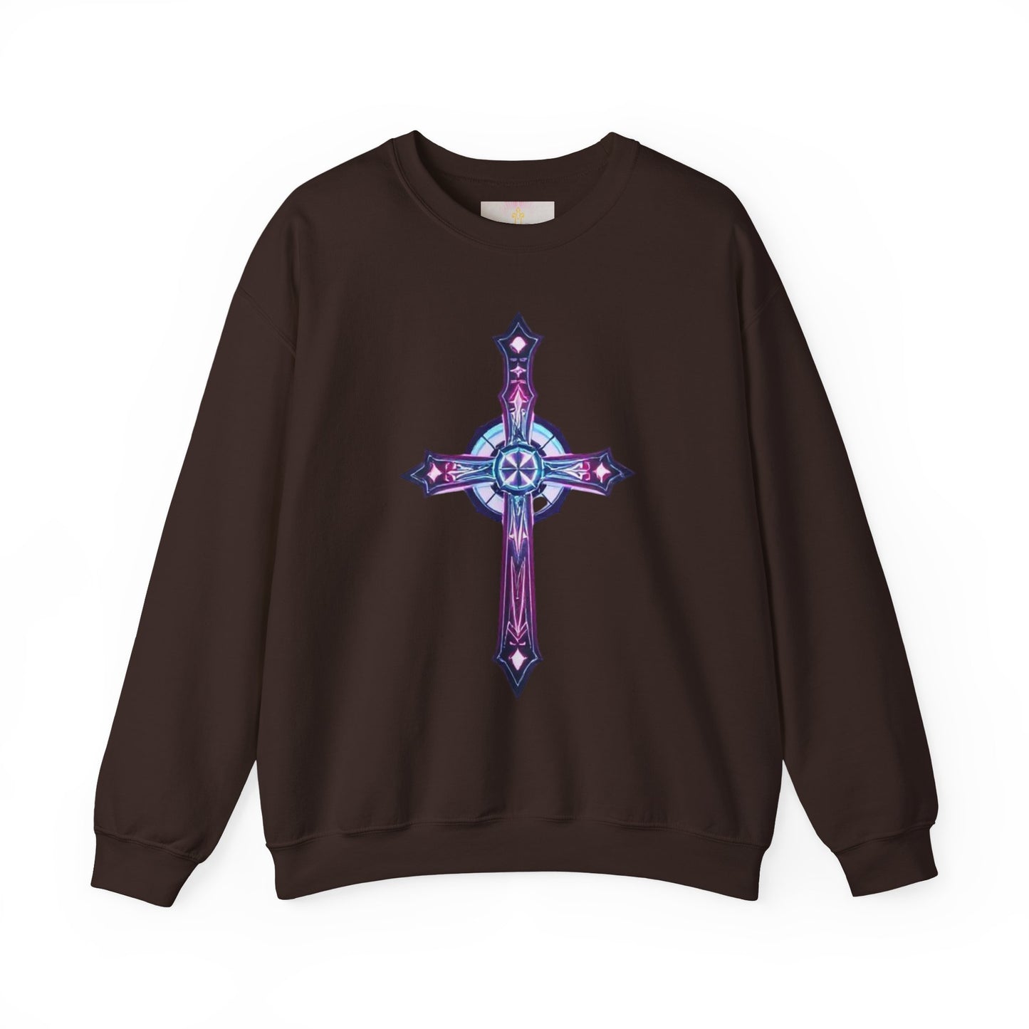 Women’s Modern Cross Sweatshirt – Elegant & Faithful Christian Apparel