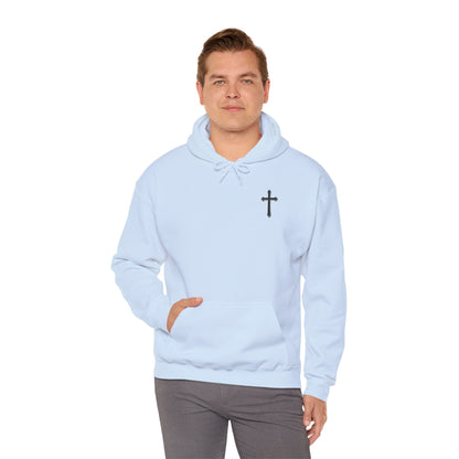 Warrior’s Black Cross Men’s Christian Hoodie