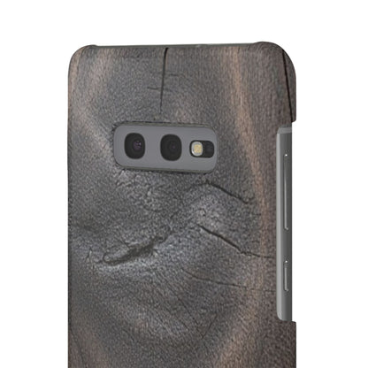 Dark Wood Grain Samsung Snap Case
