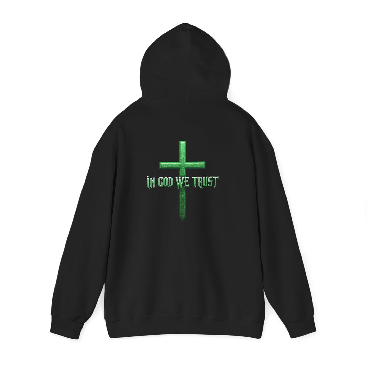 In God We Trust - Women's Christian Hoodie (Green Design)