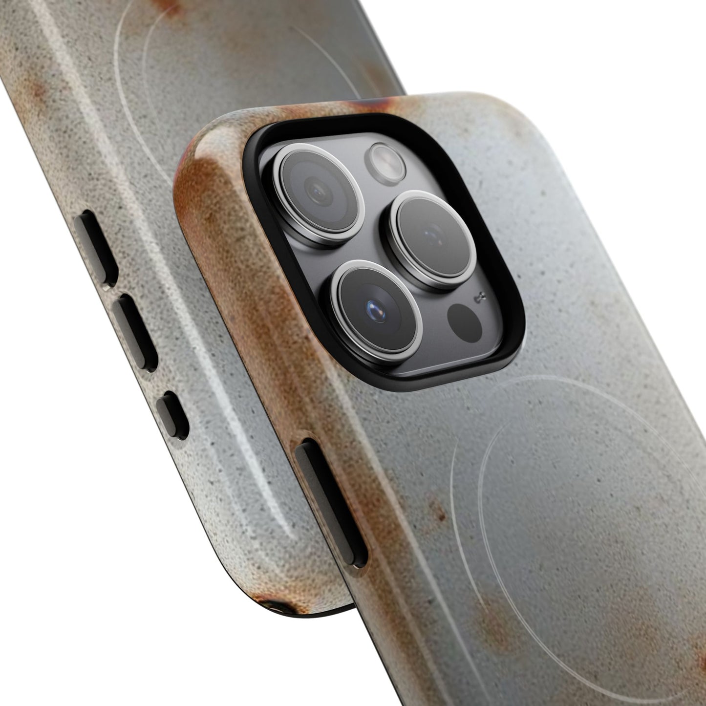 Enduring Faith – Old Metal Finish iPhone Magnetic Tough Case