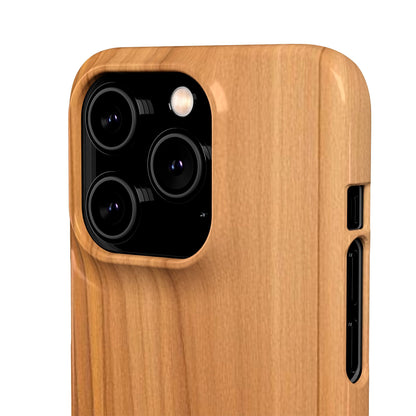 Natural Wood Grain iPhone Snap Case