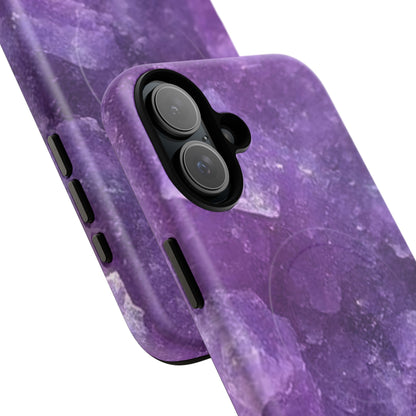 Spiritually Refined – Amethyst Crystal iPhone Magnetic Tough Case