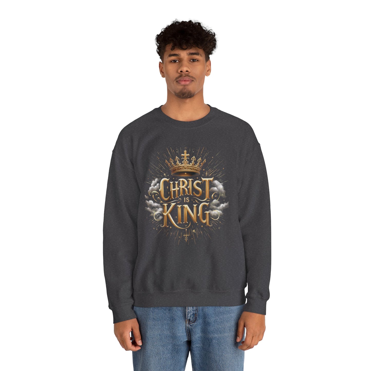 Christ is King - Men's Christian Sweatshirt