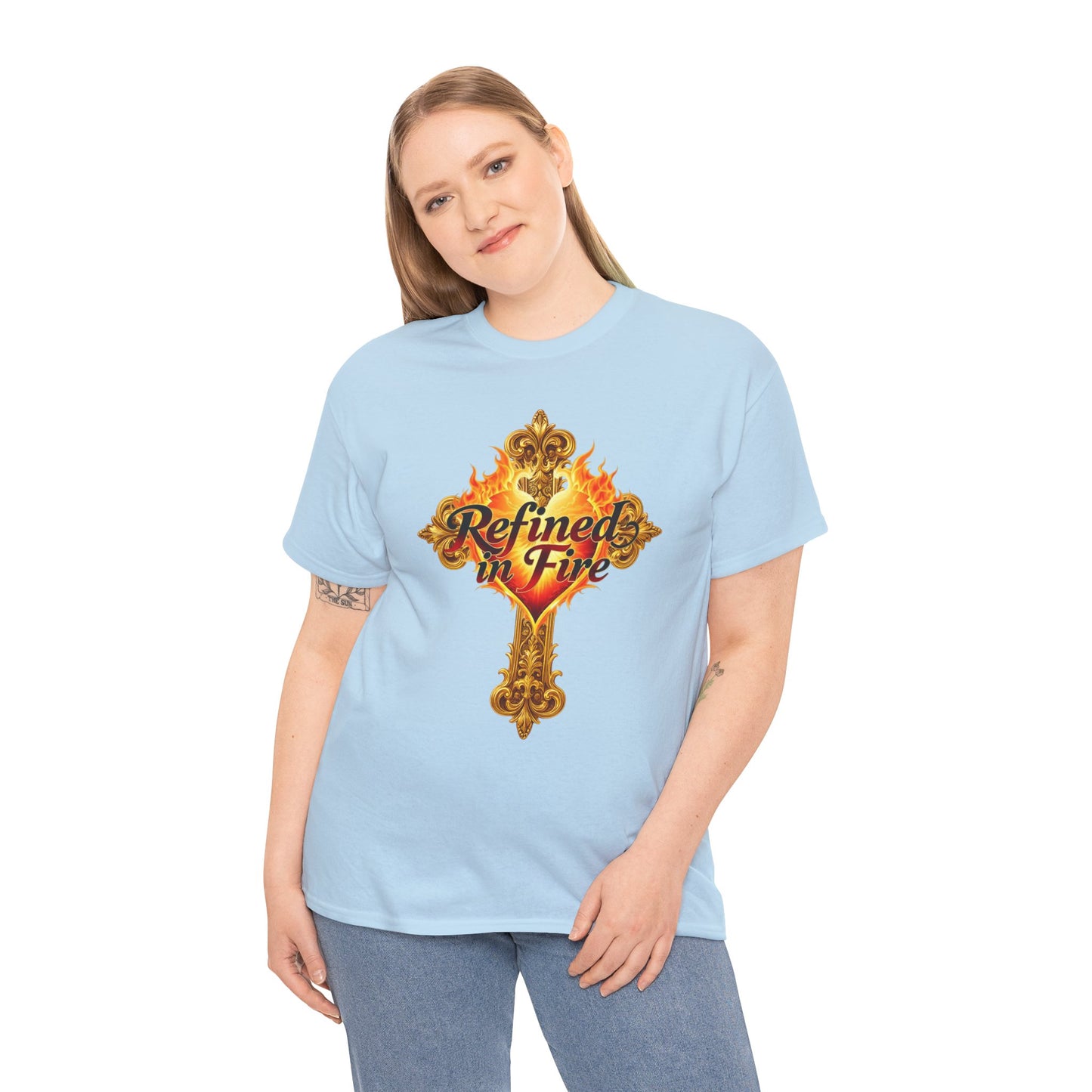 Refined in Fire — Women's Ornate Christian T-Shirt