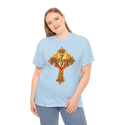 Refined in Fire — Women's Ornate Christian T-Shirt