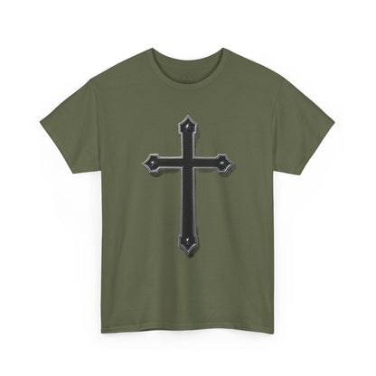 Black Cross Men’s Christian T-Shirt