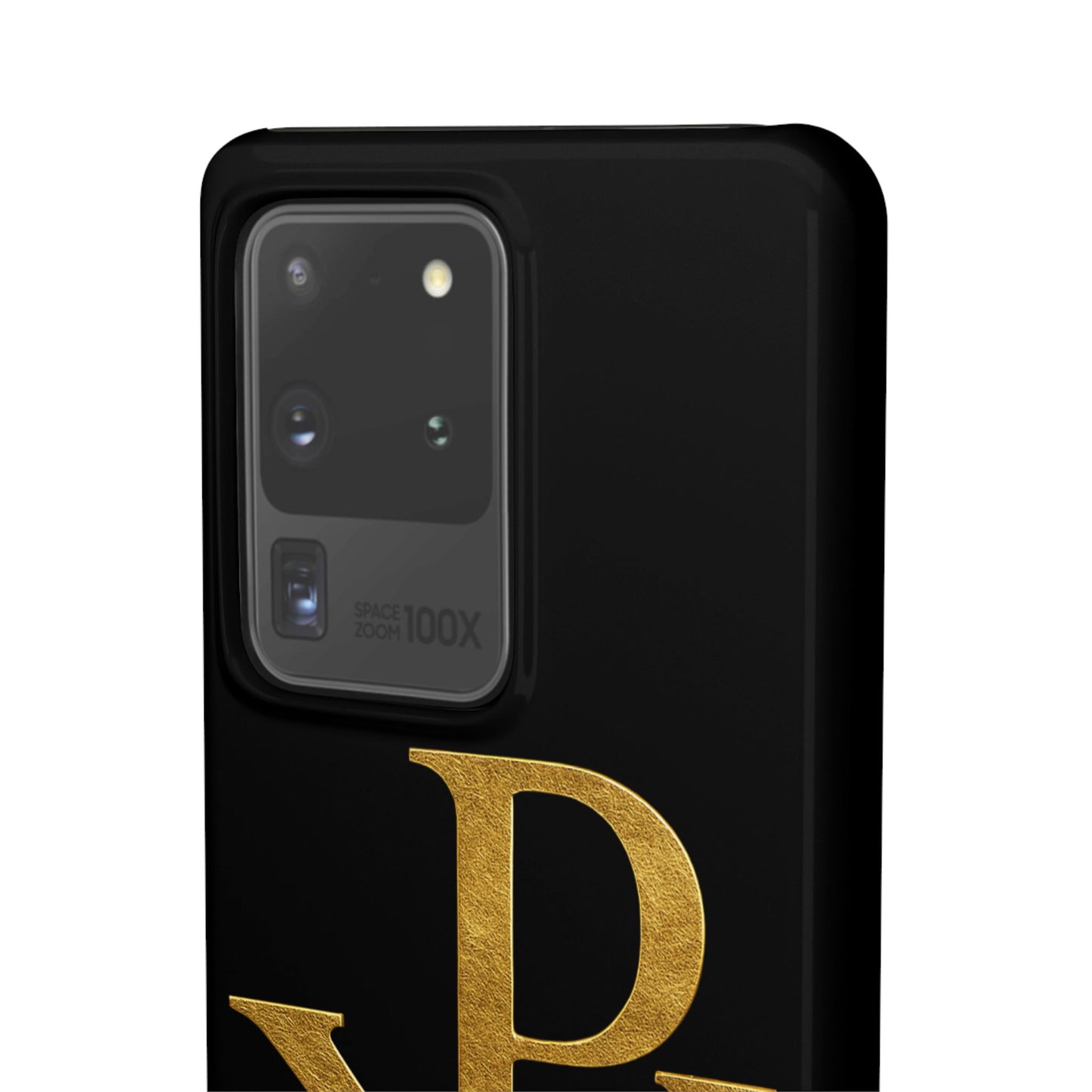 Our Eternal Hope in Christ - Black Chi Rho Snap Case for Samsung