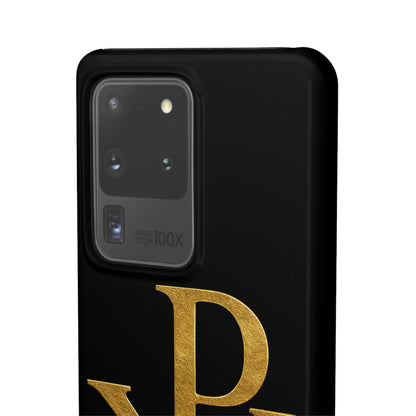 Our Eternal Hope in Christ - Black Chi Rho Snap Case for Samsung