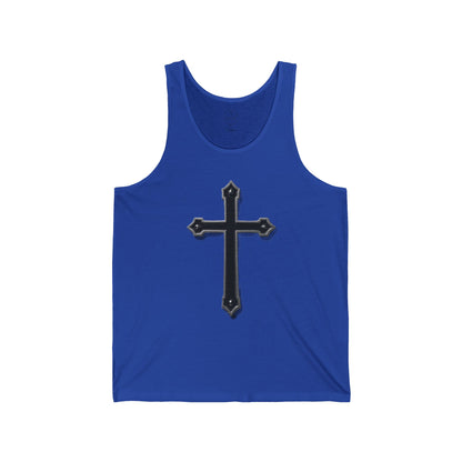 Warrior’s Black Cross - Men’s Christian Tank Top