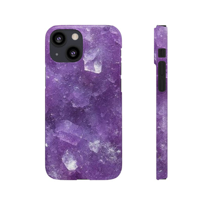Amethyst Crystal Finish iPhone Snap Case
