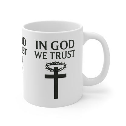 In God We Trust Mug – Bold Faith Every Morning