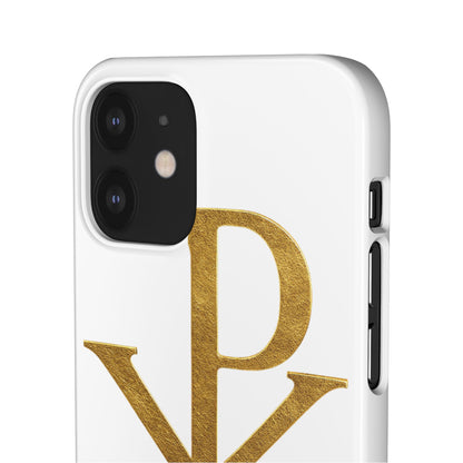 White Chi Rho Snap Case for iPhone – The Way, Truth & Life