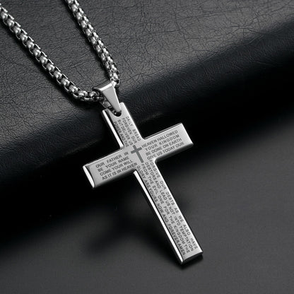 The Lord’s Prayer Cross Necklace