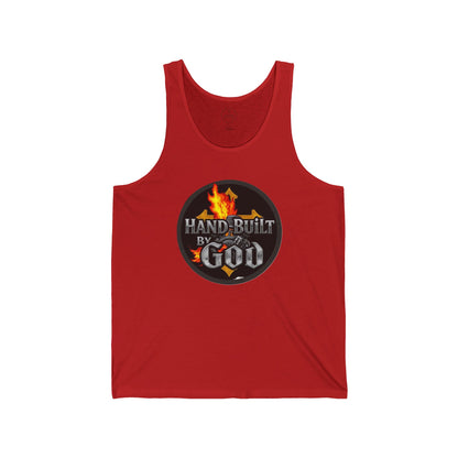 Hand Built by God| Men’s Christian Tank Top