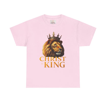 Christ Is King – Lion & Cross Women’s Christian Tee