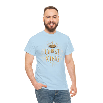 Christ is King Crowned - Men's Christian T-Shirt