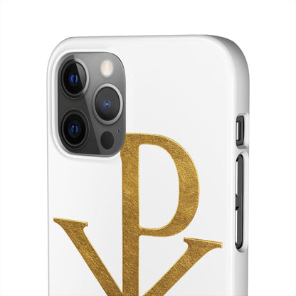 White Chi Rho Snap Case for iPhone – The Way, Truth & Life