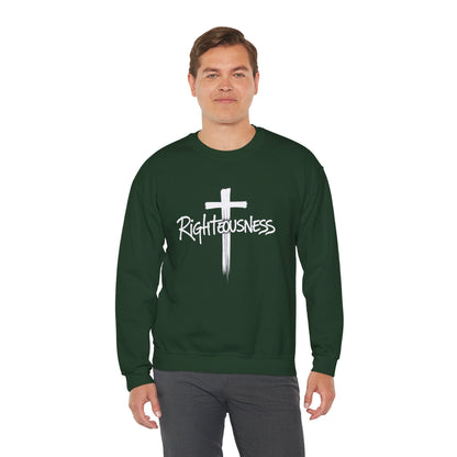 Righteousness - Men's Christian Sweatshirt (Dark Colors)