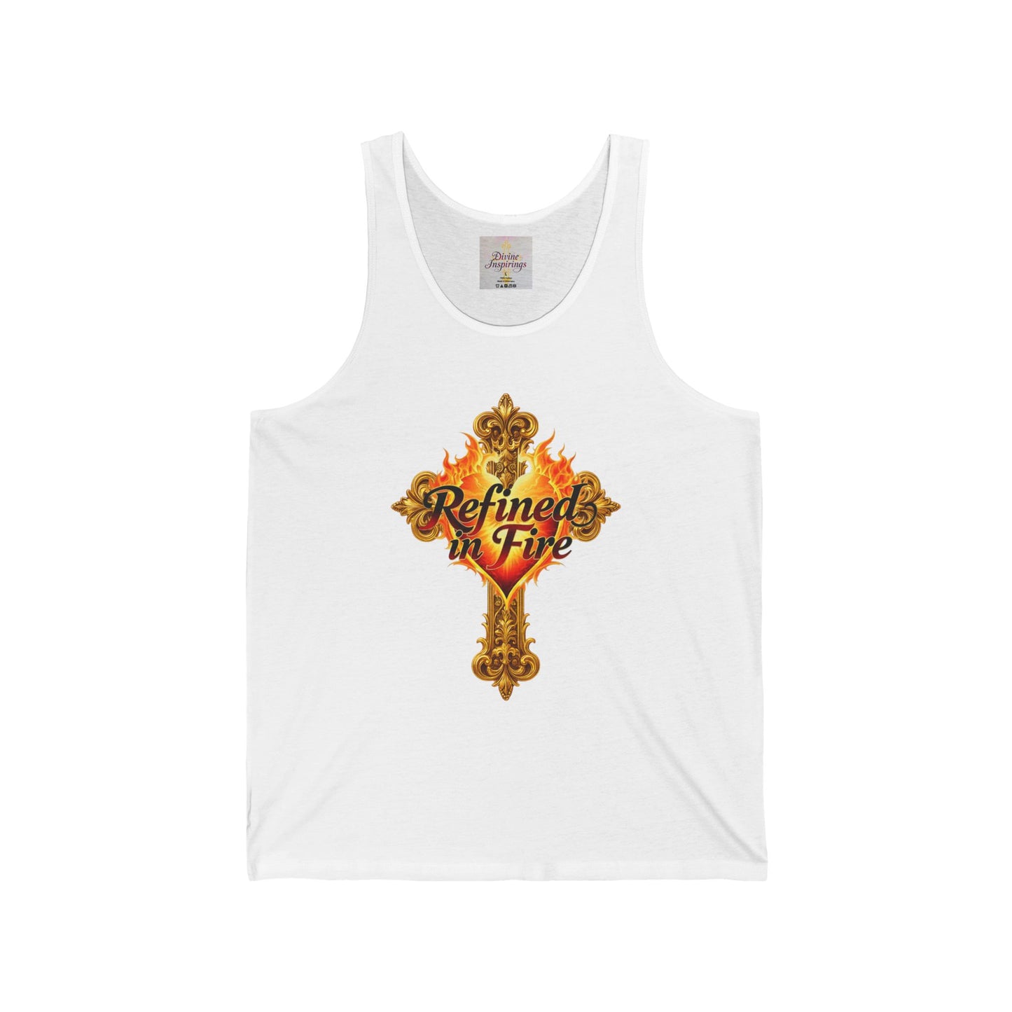 Refined in Fire - Women's Ornate Christian Tank Top