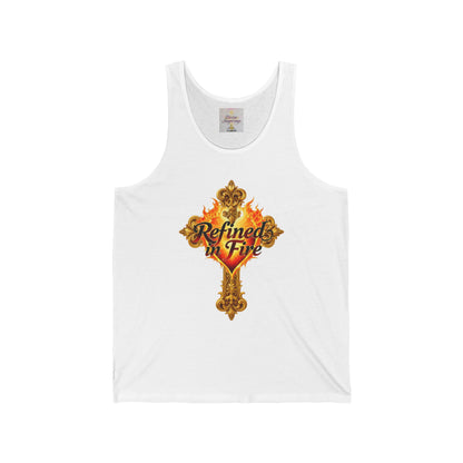 Refined in Fire - Women's Ornate Christian Tank Top
