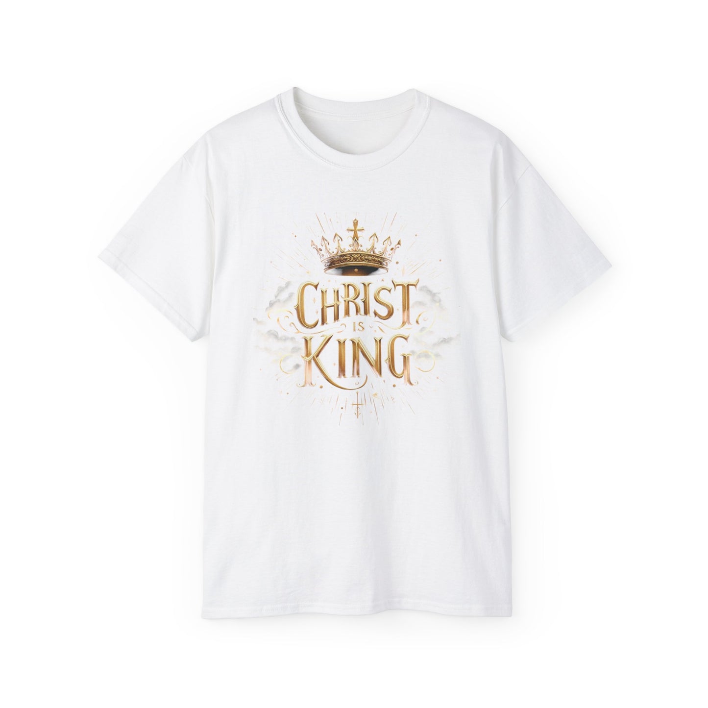 Men’s “Christ is King” Christian T-Shirt – Bold Faith Declaration Tee