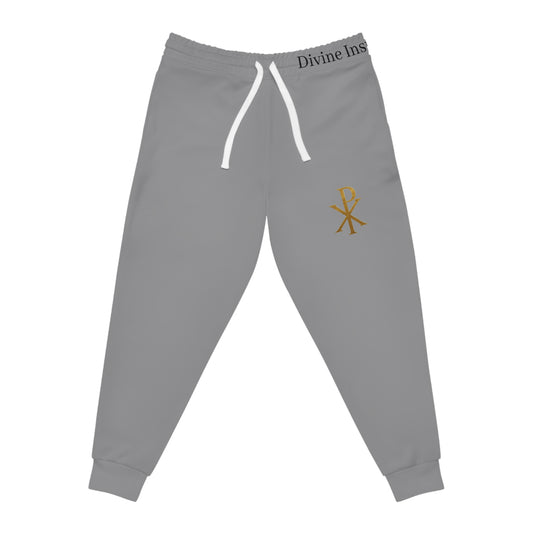 Chi Rho Women’s Christian Sweatpants in Grey – Comfort and Victory in Christ
