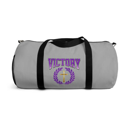 Victory in Every Step in Grey – Duffel Bag