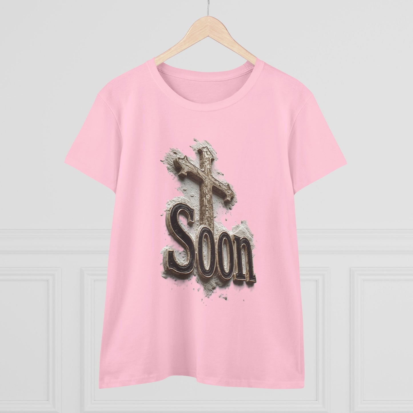 Christian Women’s T-Shirt – Soon Cross Tee